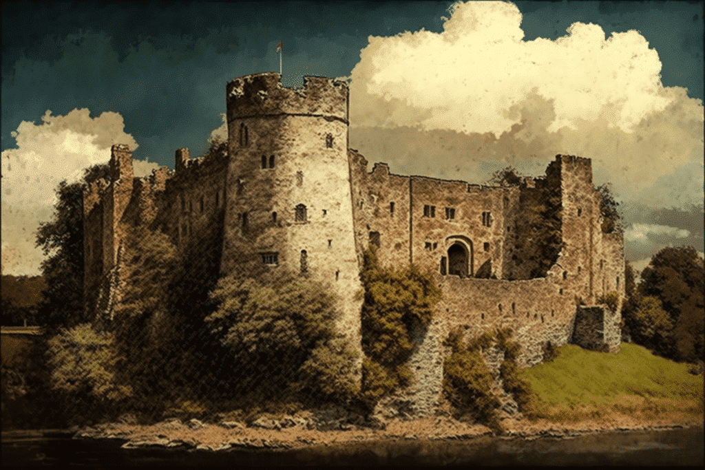 Das Ikonische Gem Lde Chepstow Castle Von Turner Wird Nach Wales