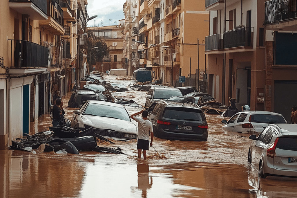 Schwere Überschwemmungen in Spanien