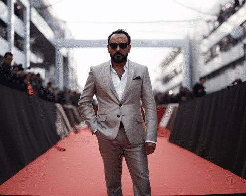 cannes'-first-sudanese-film-director-striding-the-red-carpet-as-people-scatter-from-gunfire