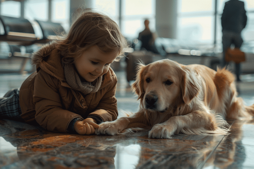 Istanbul-Airport-Unleashes-Therapy-Dogs-for-Anxious-Traveler