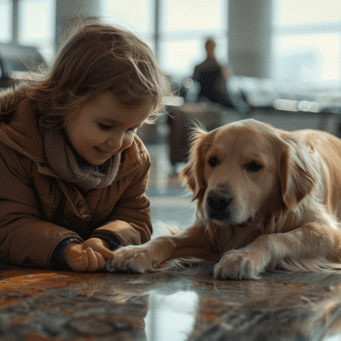 Istanbul-Airport-Unleashes-Therapy-Dogs-for-Anxious-Traveler