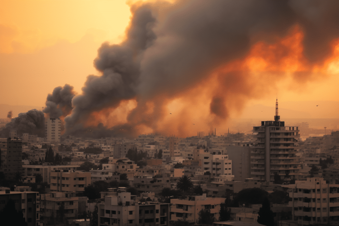 Heavy-Bombardment-in-Gaza-City-Forces-Medical-Facilities-to-Close