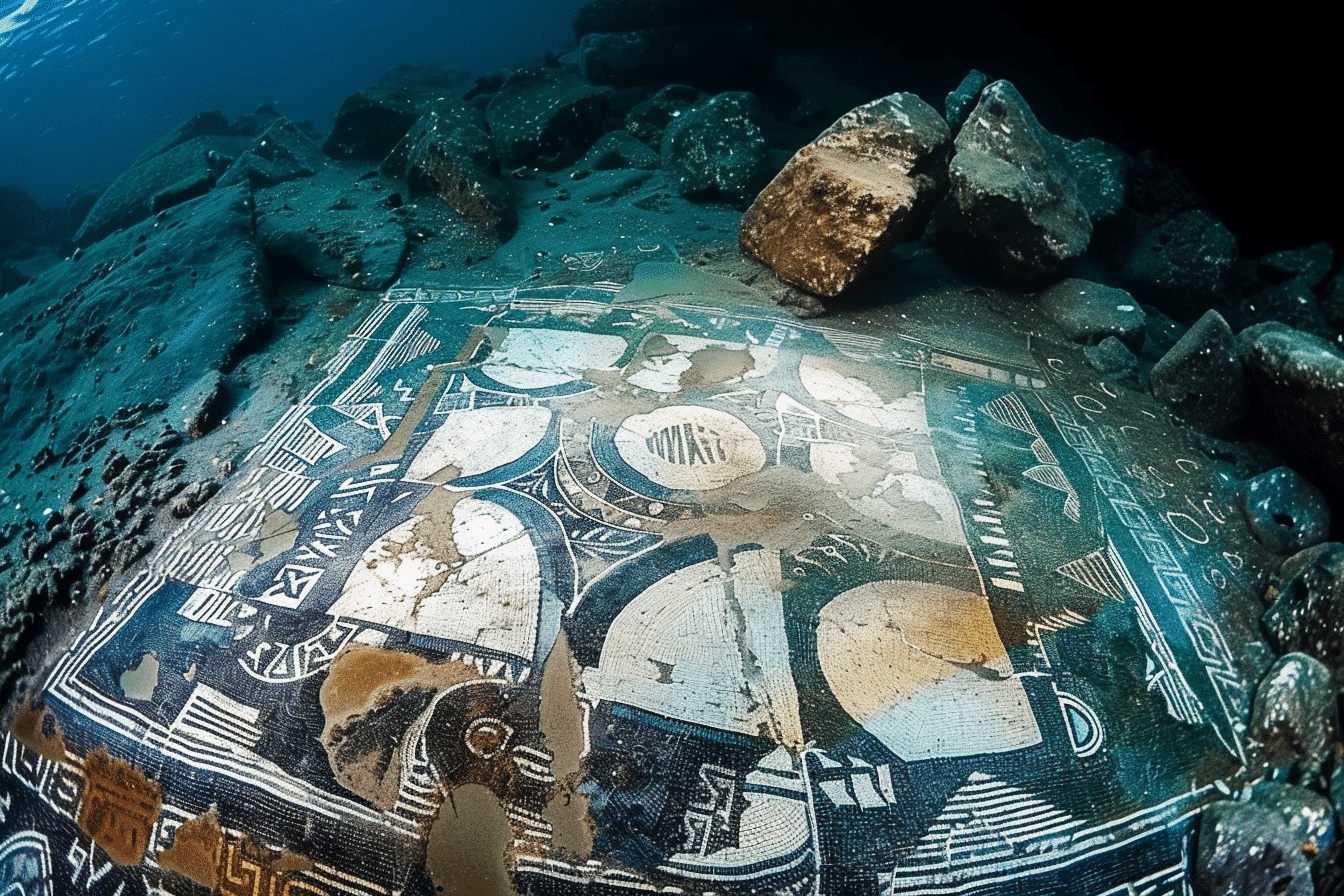 Stunning-Ancient-Roman-Mosaic-Discovered-Submerged-in-Naples