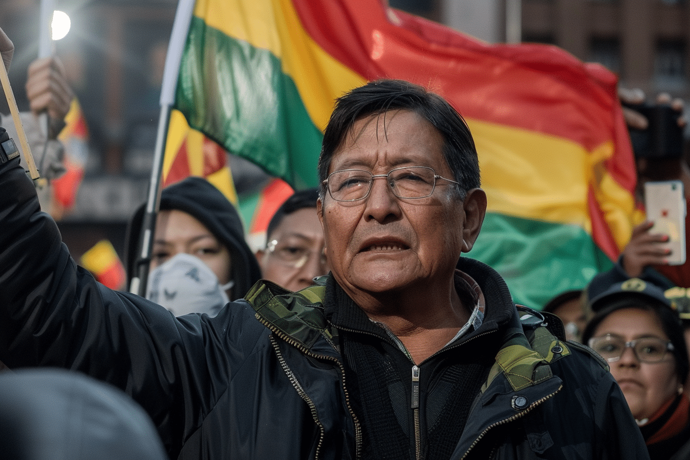 Bolivia's-President-Denies-Self-Coup-Accusations-Amid-Support-Rally