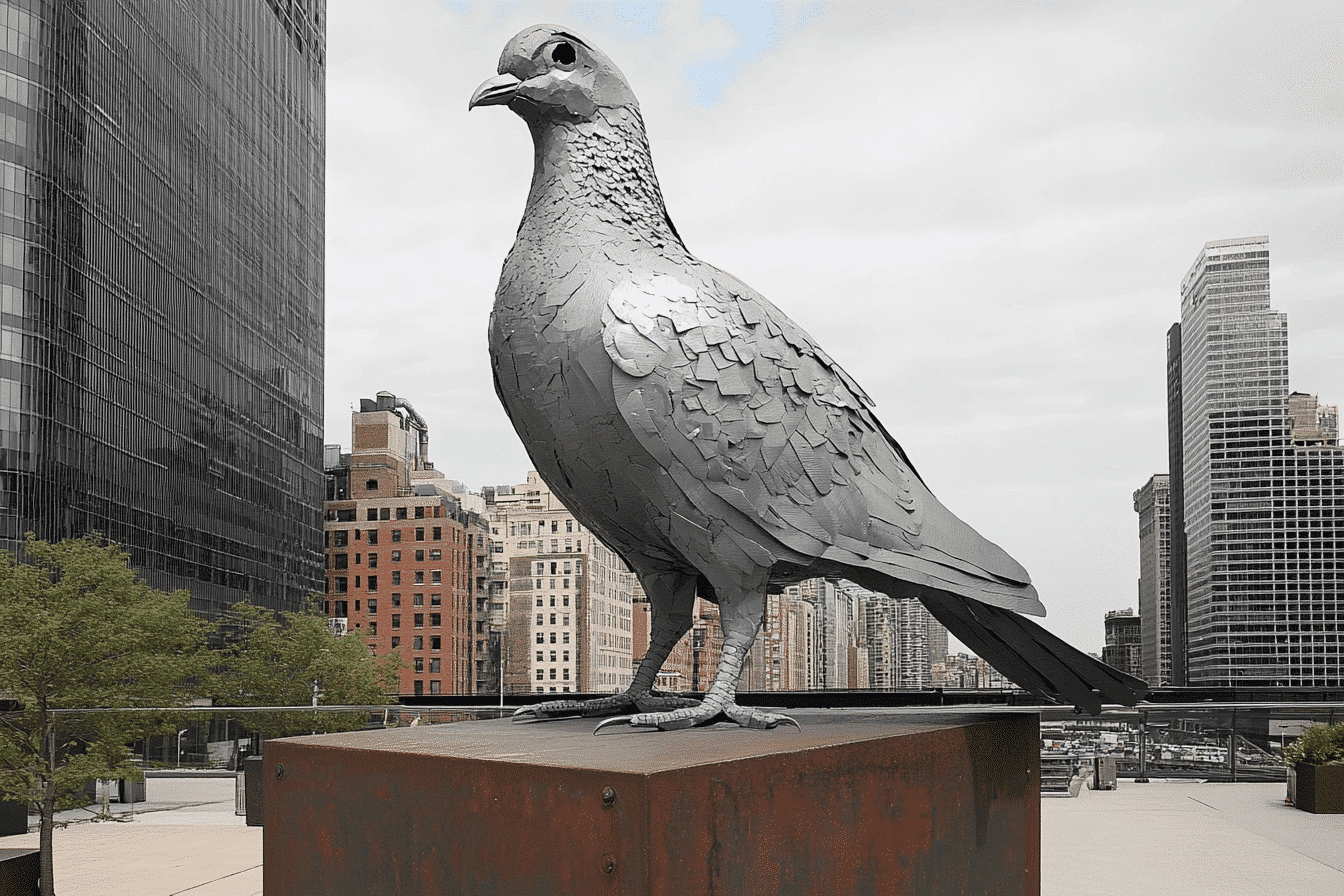 New-York’s-High-Line-to-Host-Giant-Pigeon-Sculpture