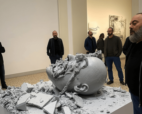Man-Destroys-Ai-Weiwei-Sculpture-at-Italy-Art-Show-Opening